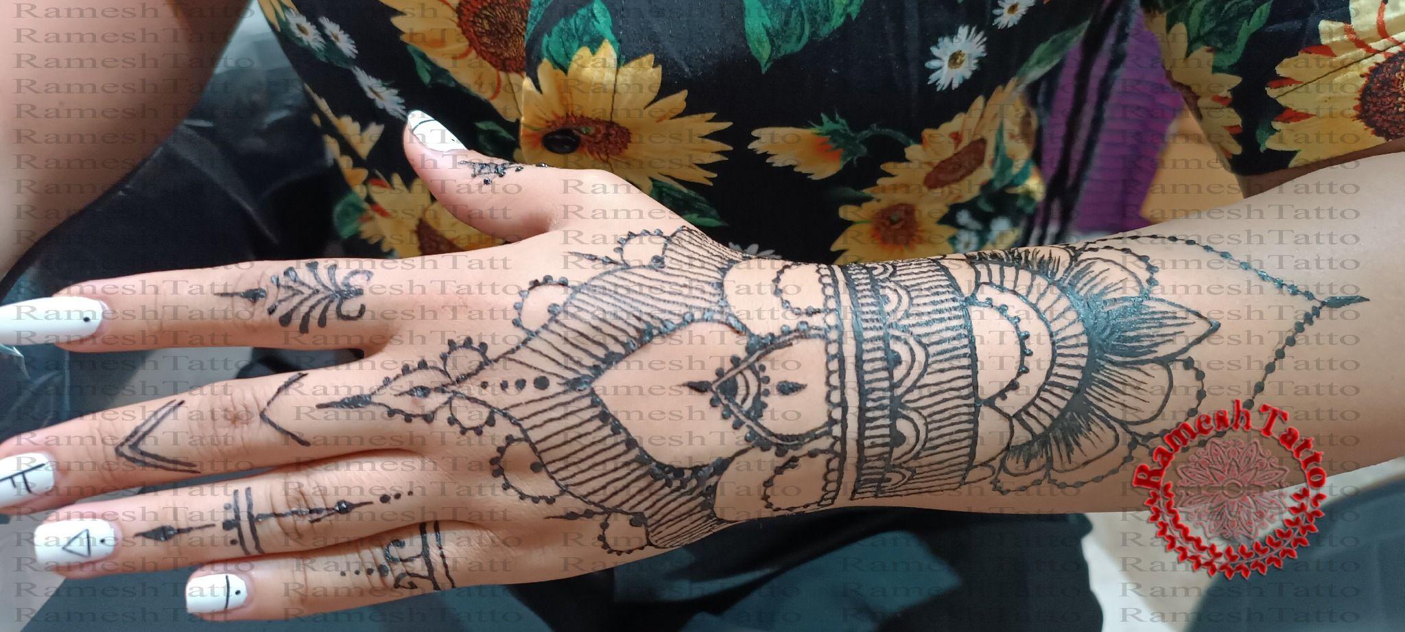 تتو موقت و تتو دائمی بدن(rameshtatto)